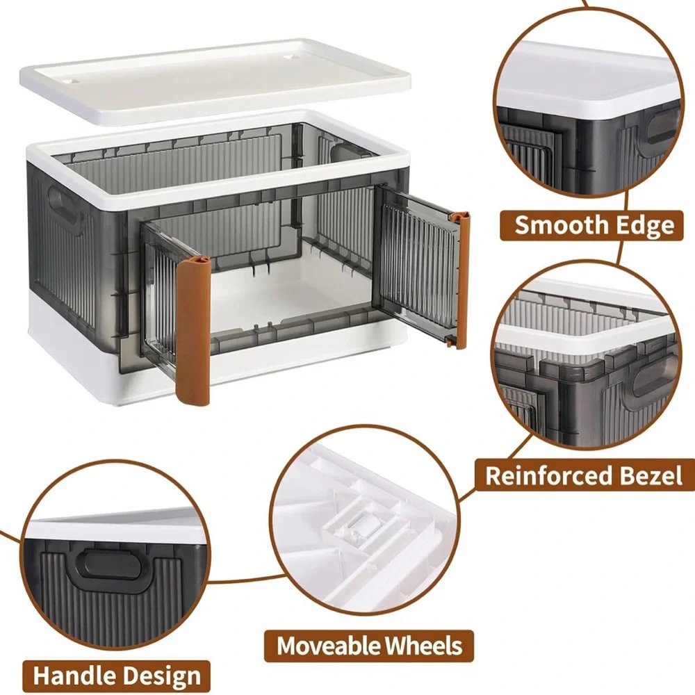 Closet Organizers and Storage - Trunk Car Organizer with Lids and Doors
